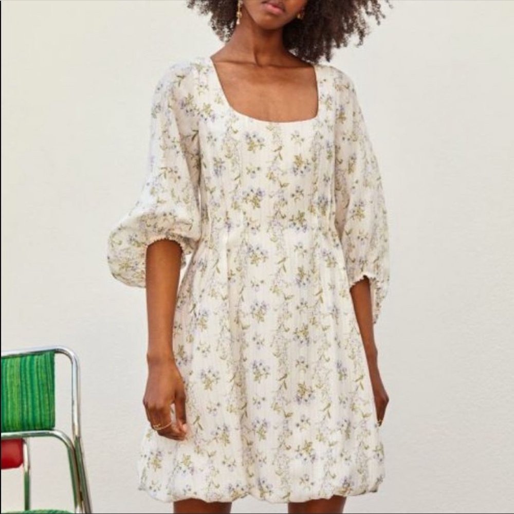 NWT Brock X H&M balloon sleeve dress
